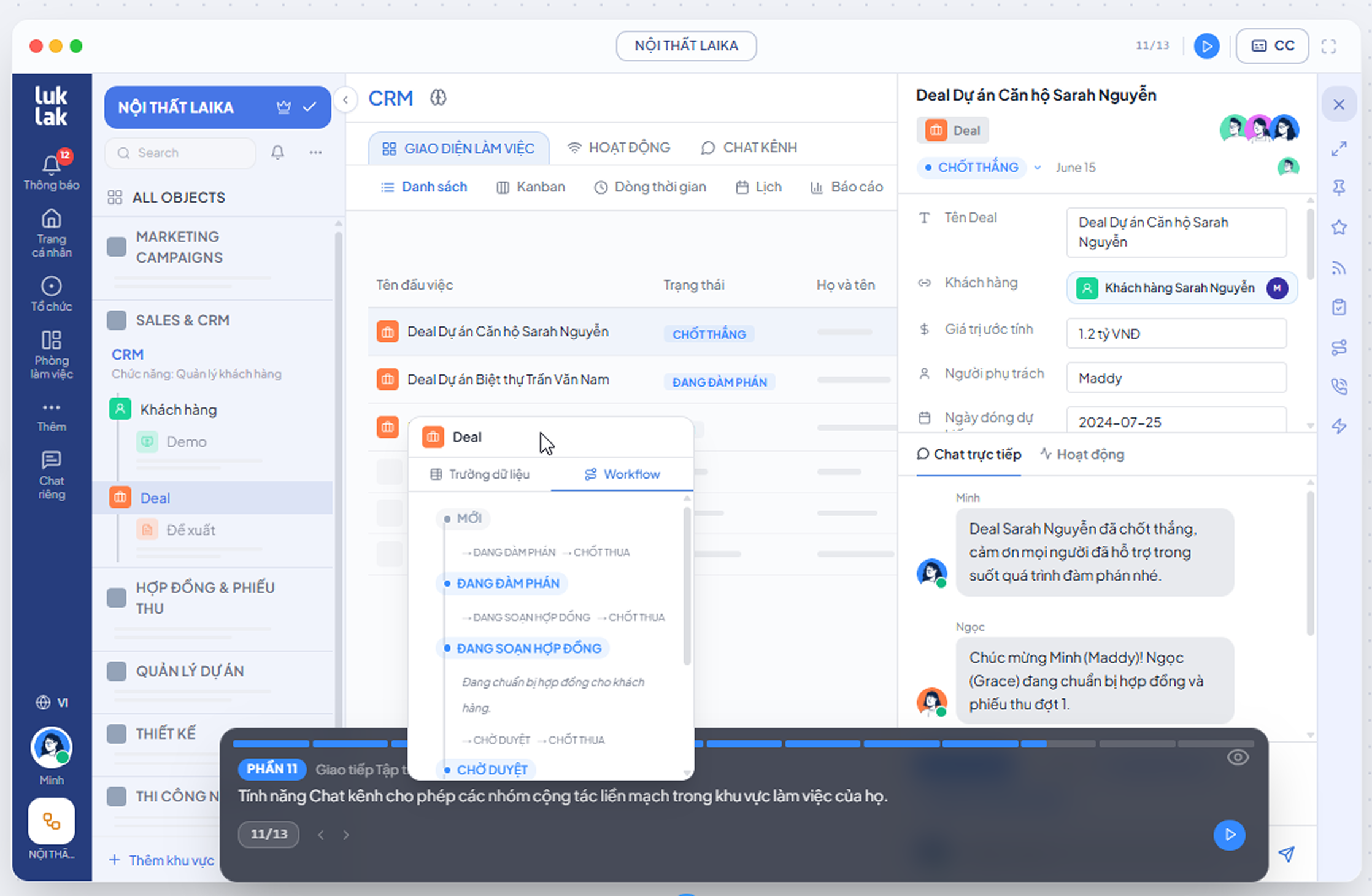 Demo UI Luklak